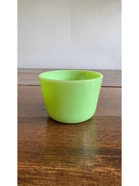 Vintage Jadeite Green Glass Dish by McKee - Glows